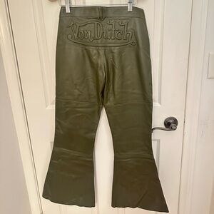 Von Dutch Khaki Green Trousers